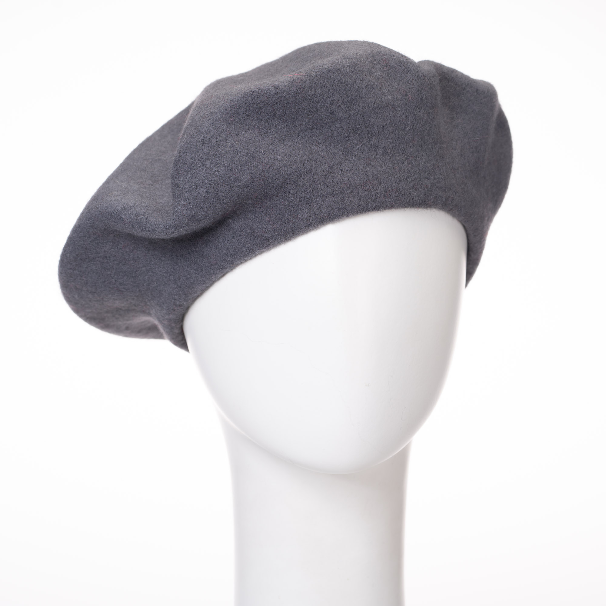 grey beret hat