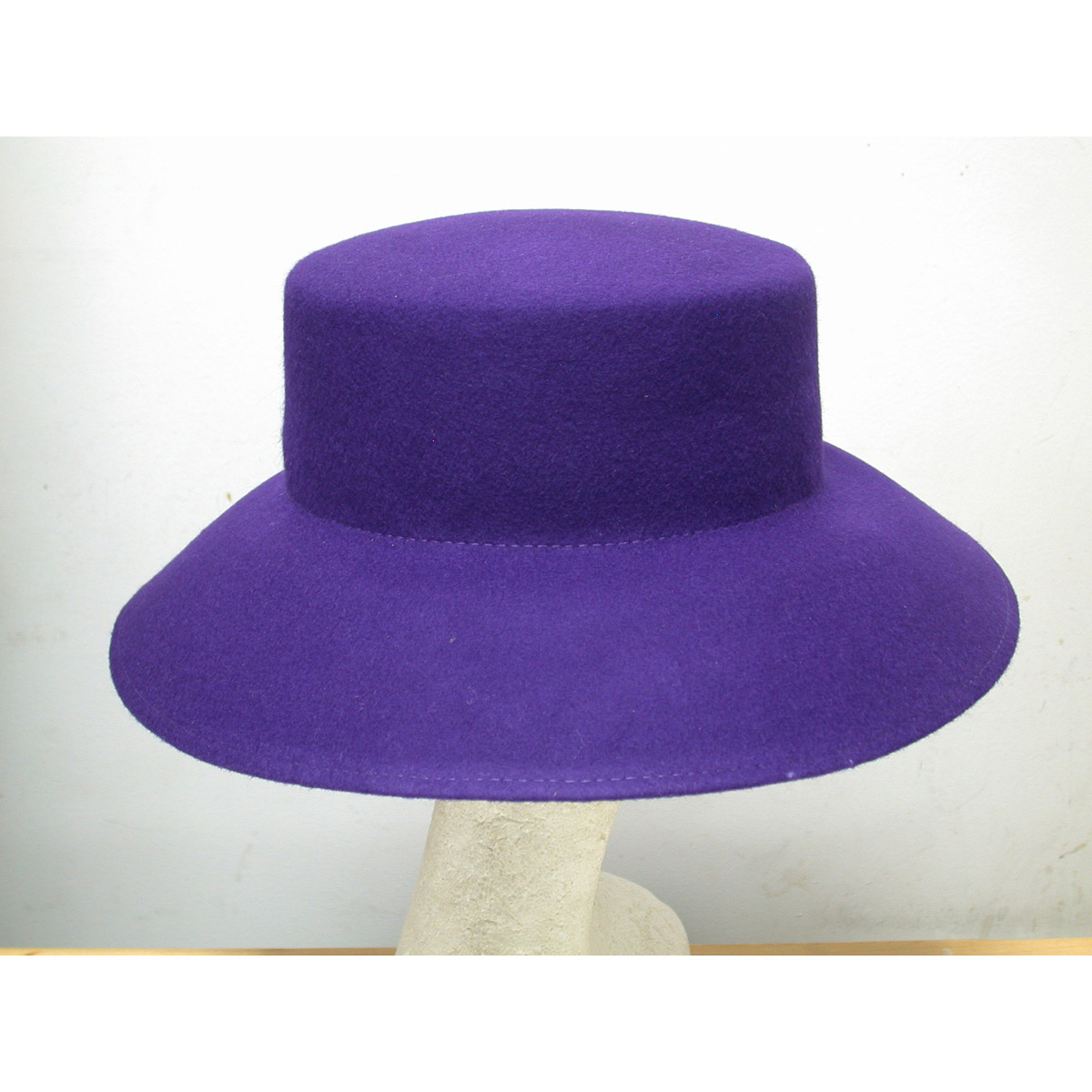 purple felt top hat