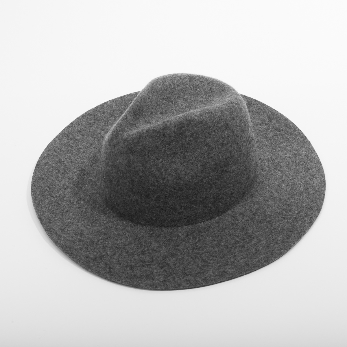 gray felt hat