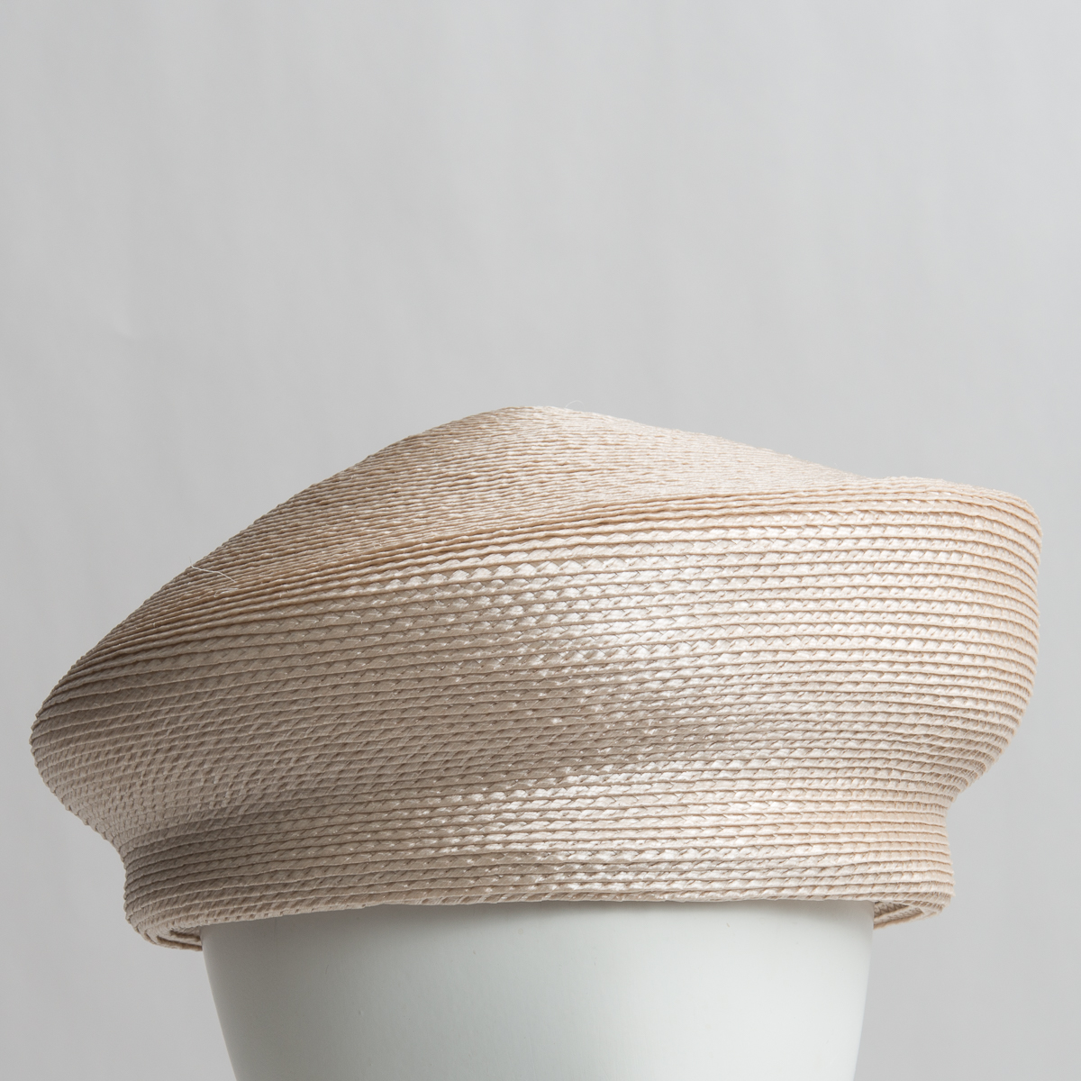 cream vintage hat