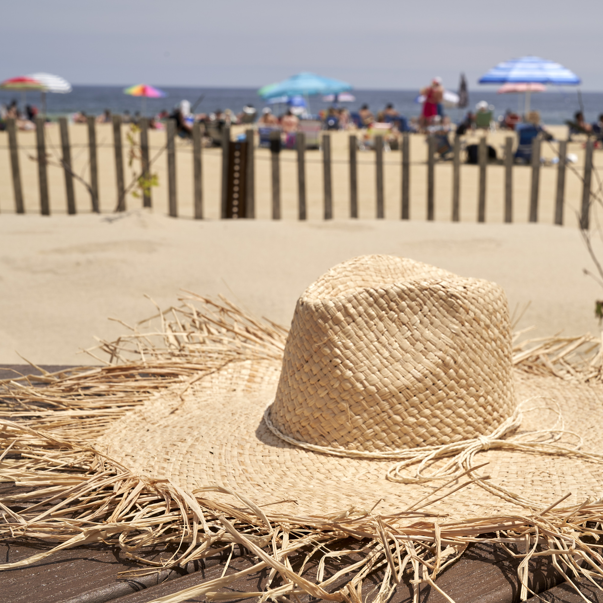 Wide Brim Raffia Fedora Beach Hat for 