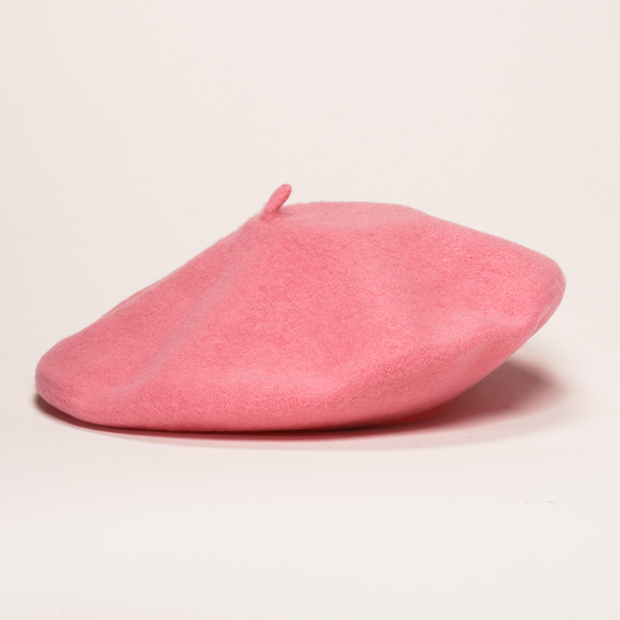 Pink French Beret Hot Pink Wool Beret – LanaBlu Boutique main image 2