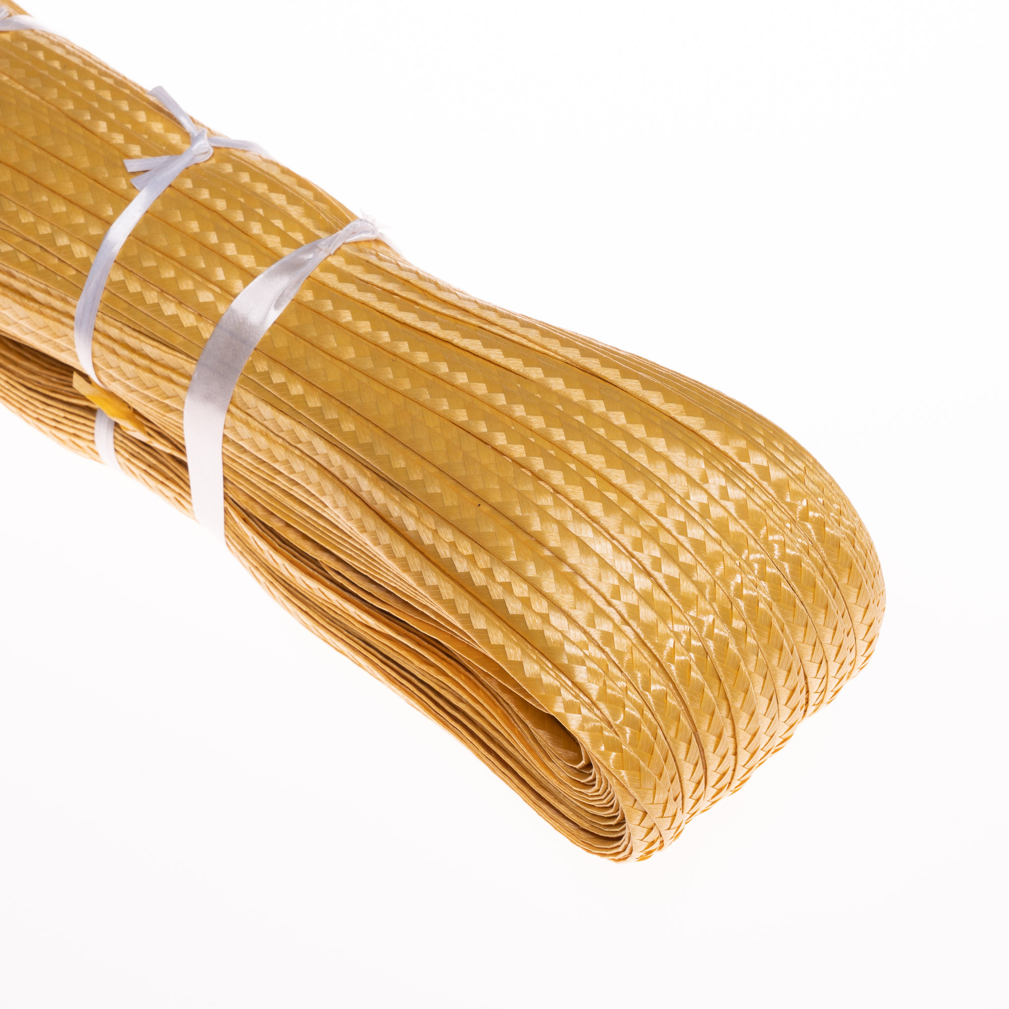 Gold Shiny Polypropylene Straw Braid 288 Yards SUN YORKOS