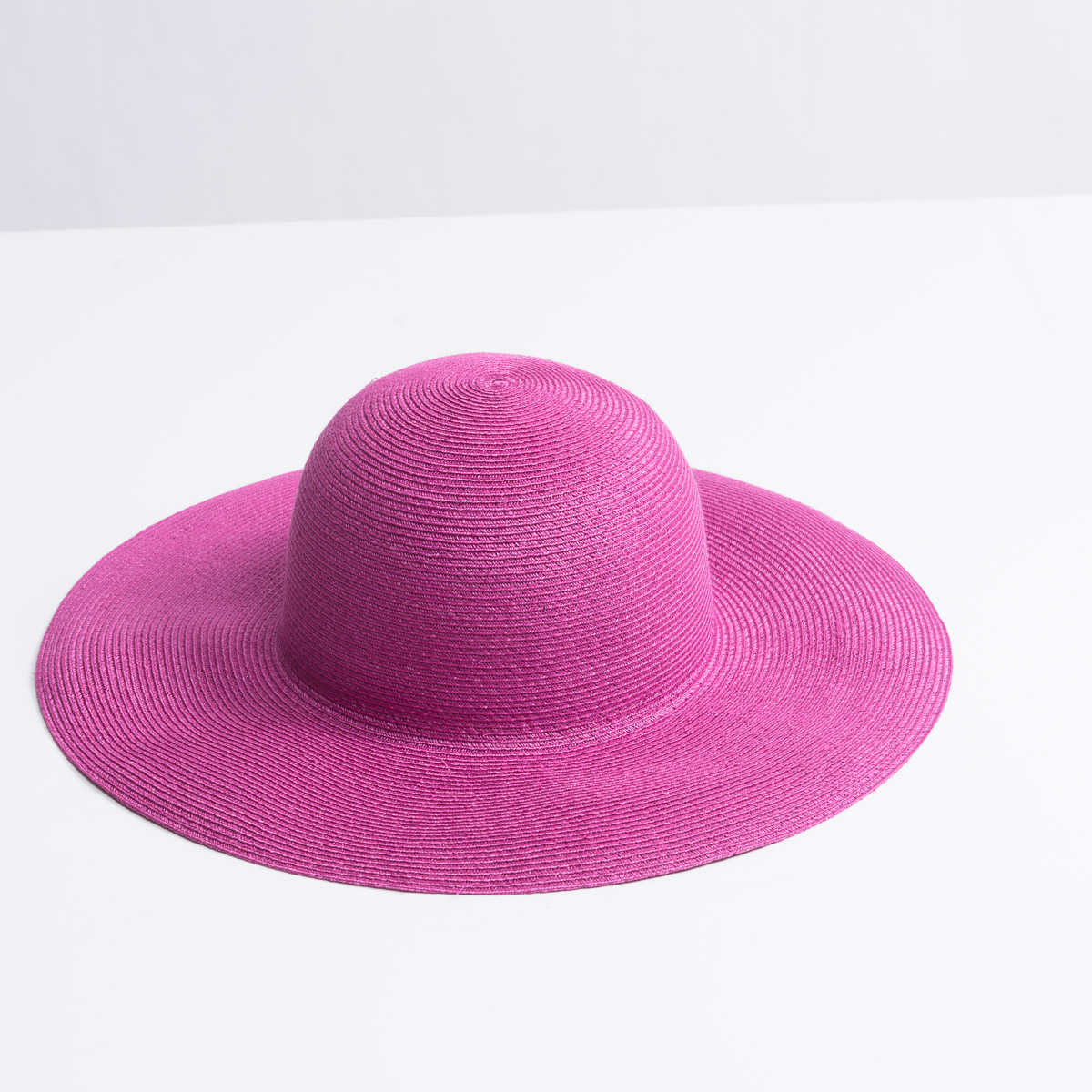 Fuchsia 5mm Hemp Sewn Medium Brim Hat 