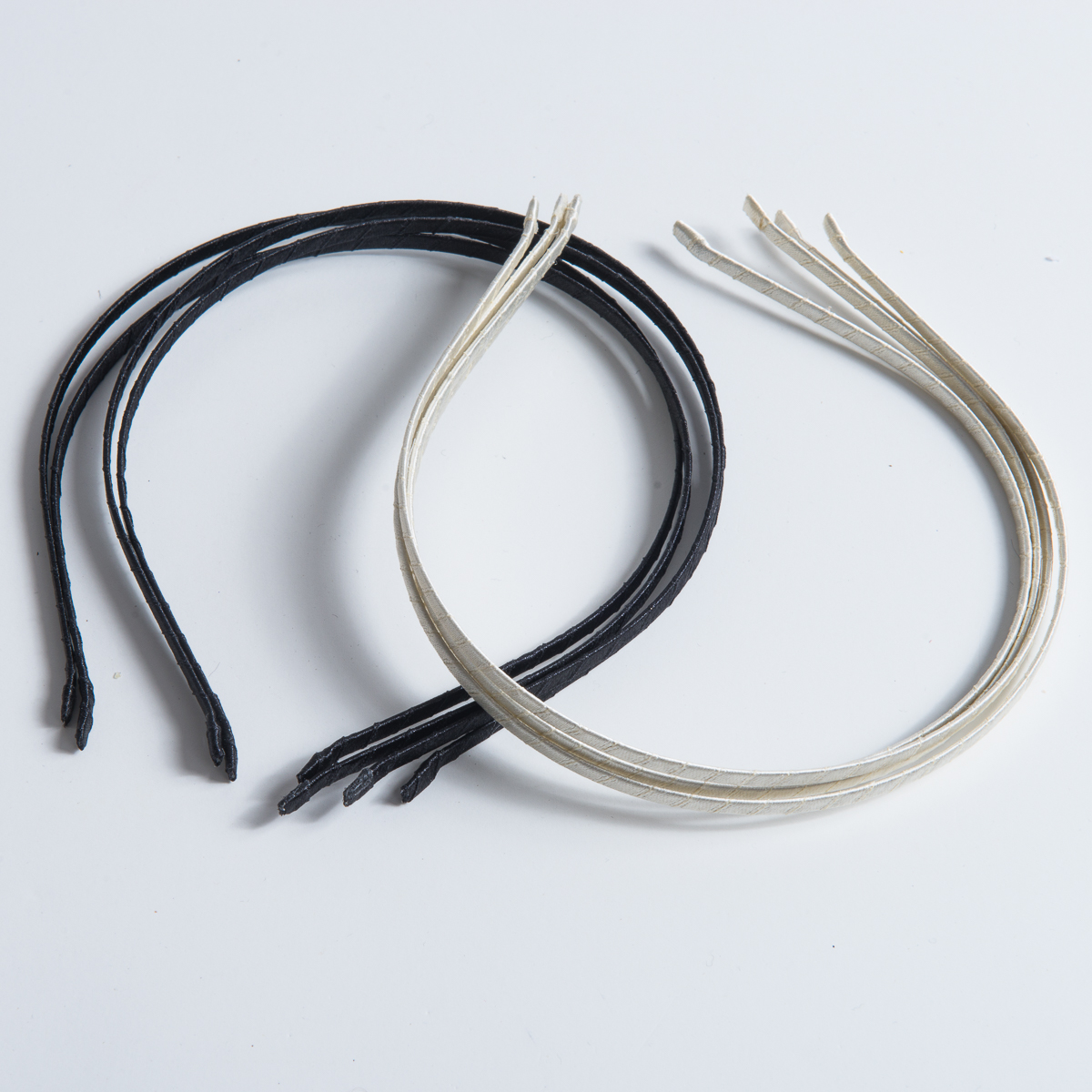 4Mm Satin Ribbon Covered Wire Headband | SUN YORKOS