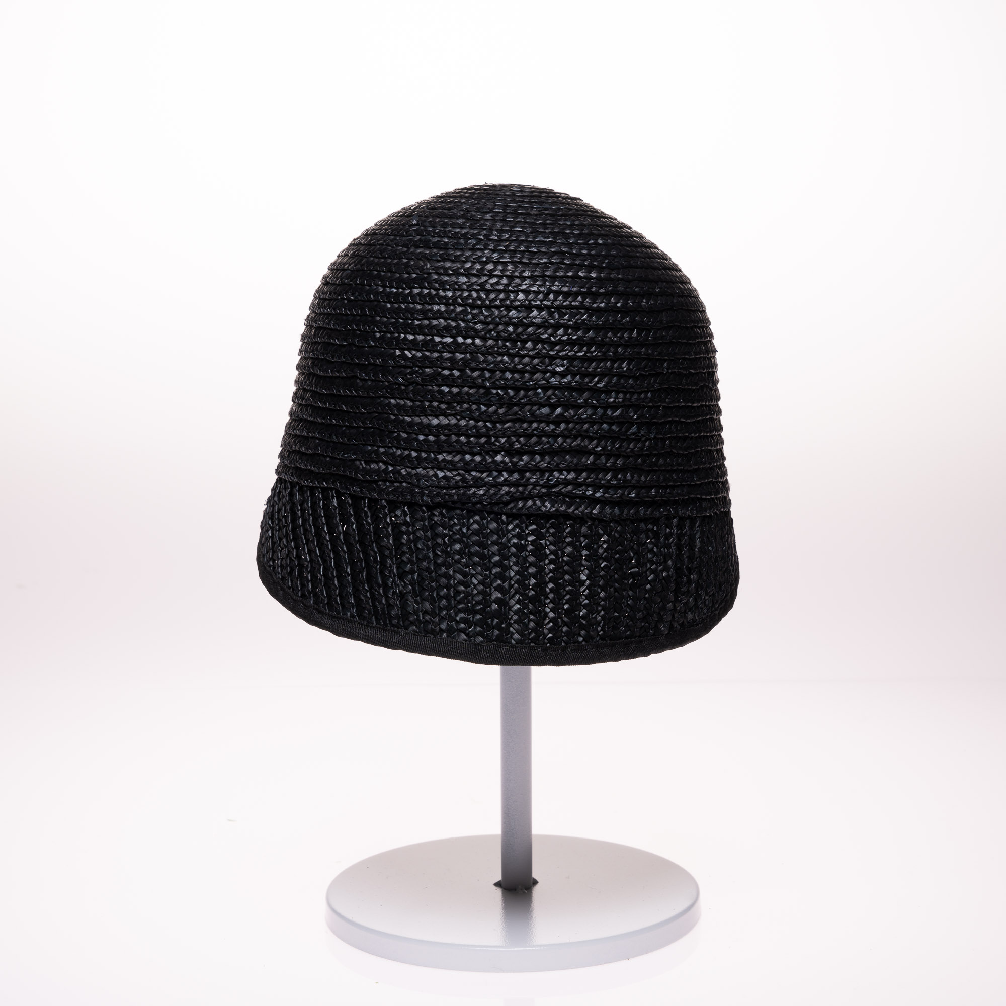 Black Small Brim Milan Straw Plain Hats-CH-2120002-12- Sun Yorkos