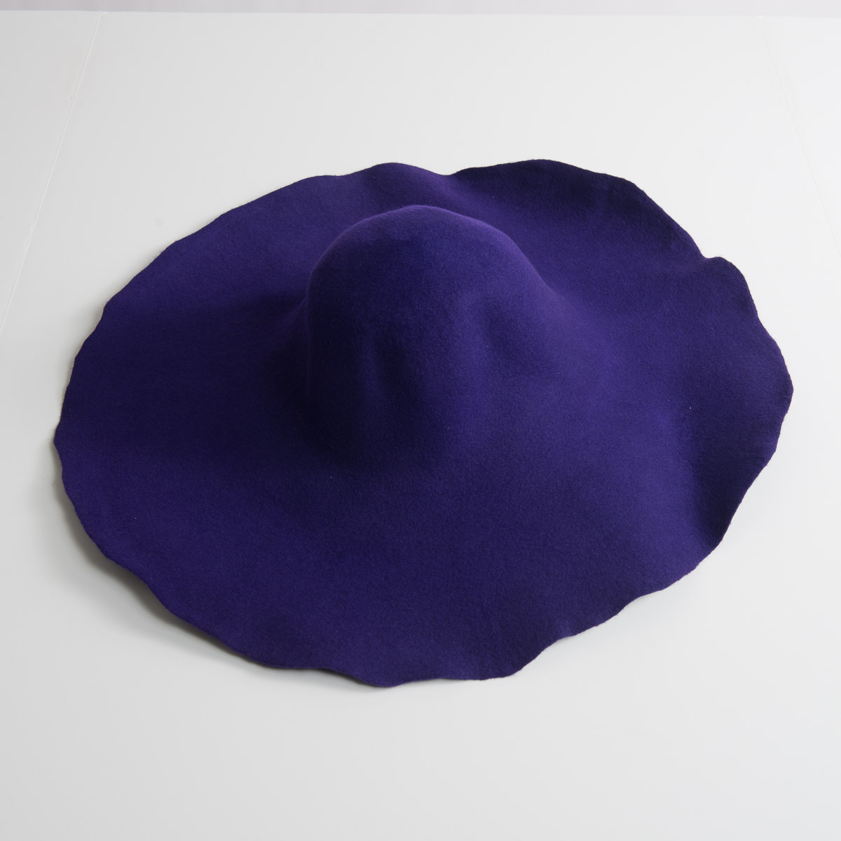 6 inches Brim Un-Blocked Purple Felt Hat Body-FM-N6-PURPLE-Sun Yorkos