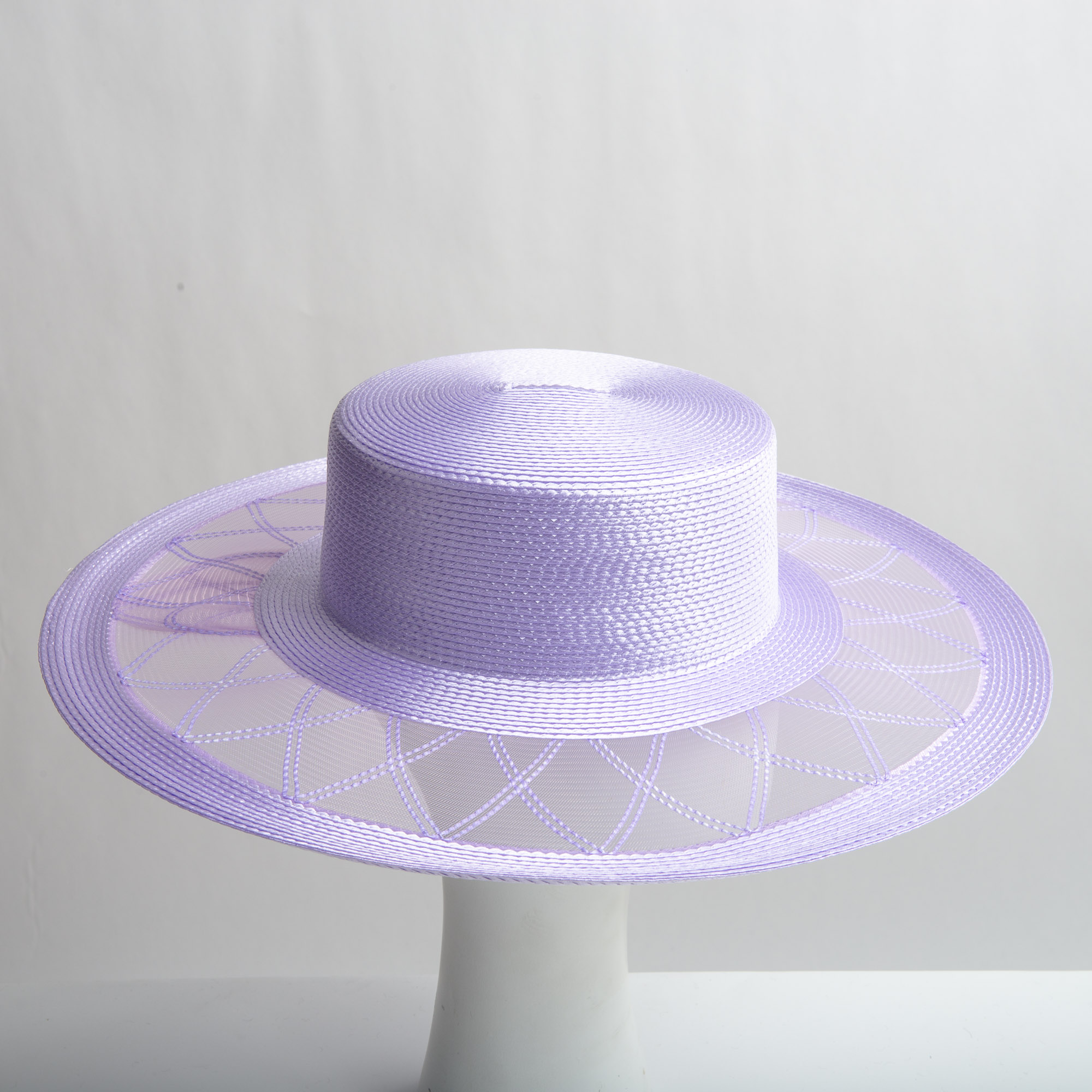 Poly Braid-Crin Wide Brim Plain Hats-LS0179R-0A-Sun Yorkos | Zoria