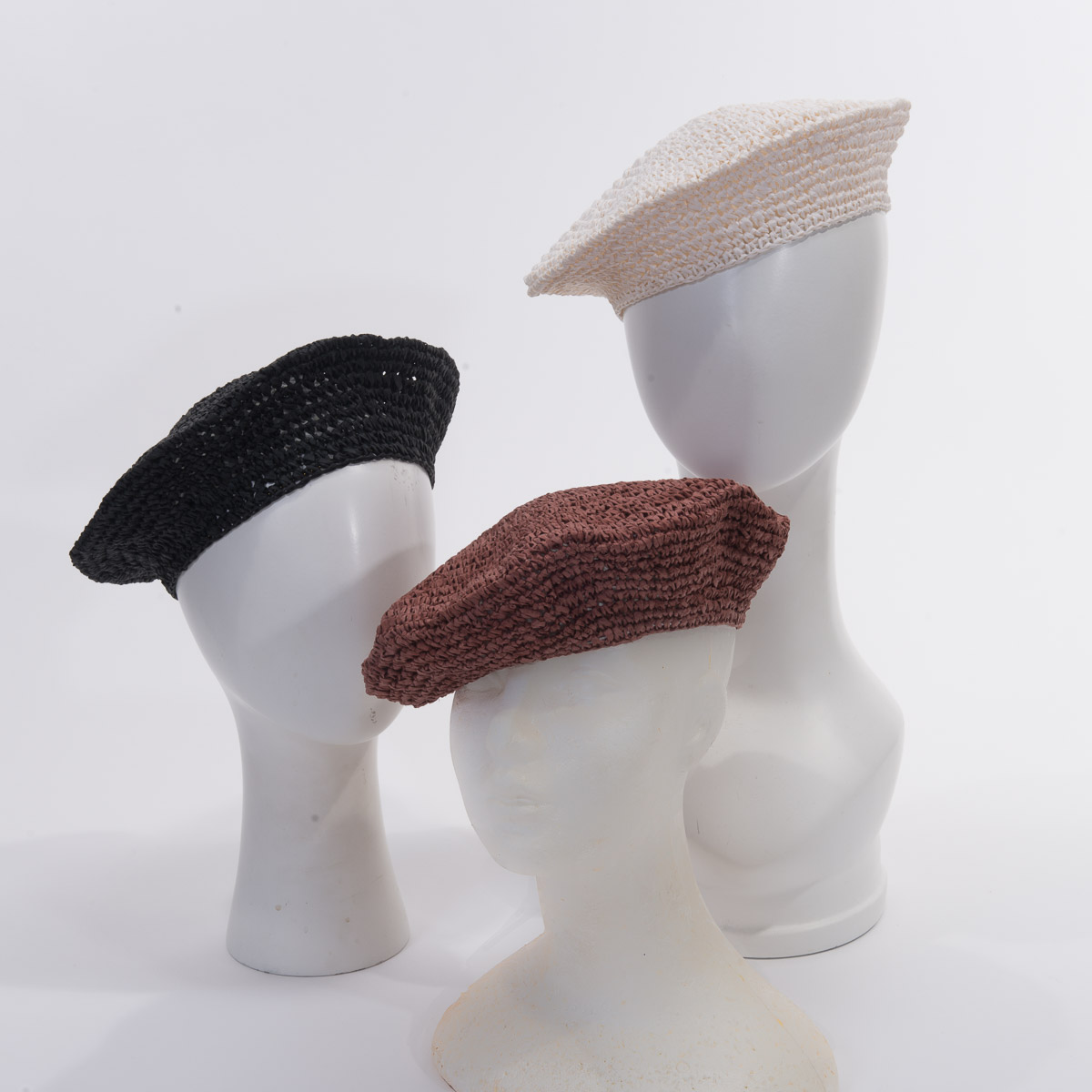 Paper Crochet Berets-NH9344- Sun Yorkos Zoria