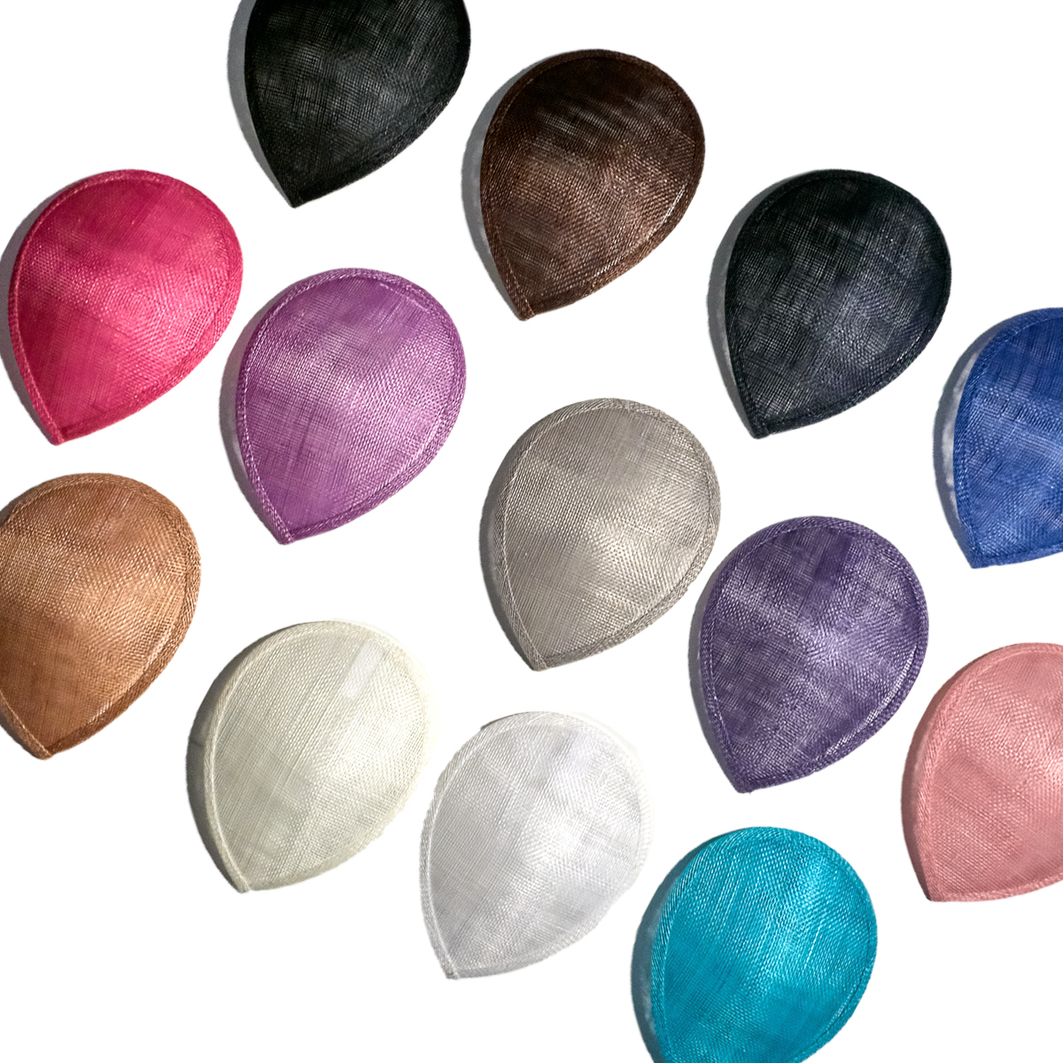 3 Layer Sinamay Teardrop Millinery Frame Base - Sun Yorkos 3 Layer Sinamay Teardrop Millinery Frame Base - Sun Yorkos