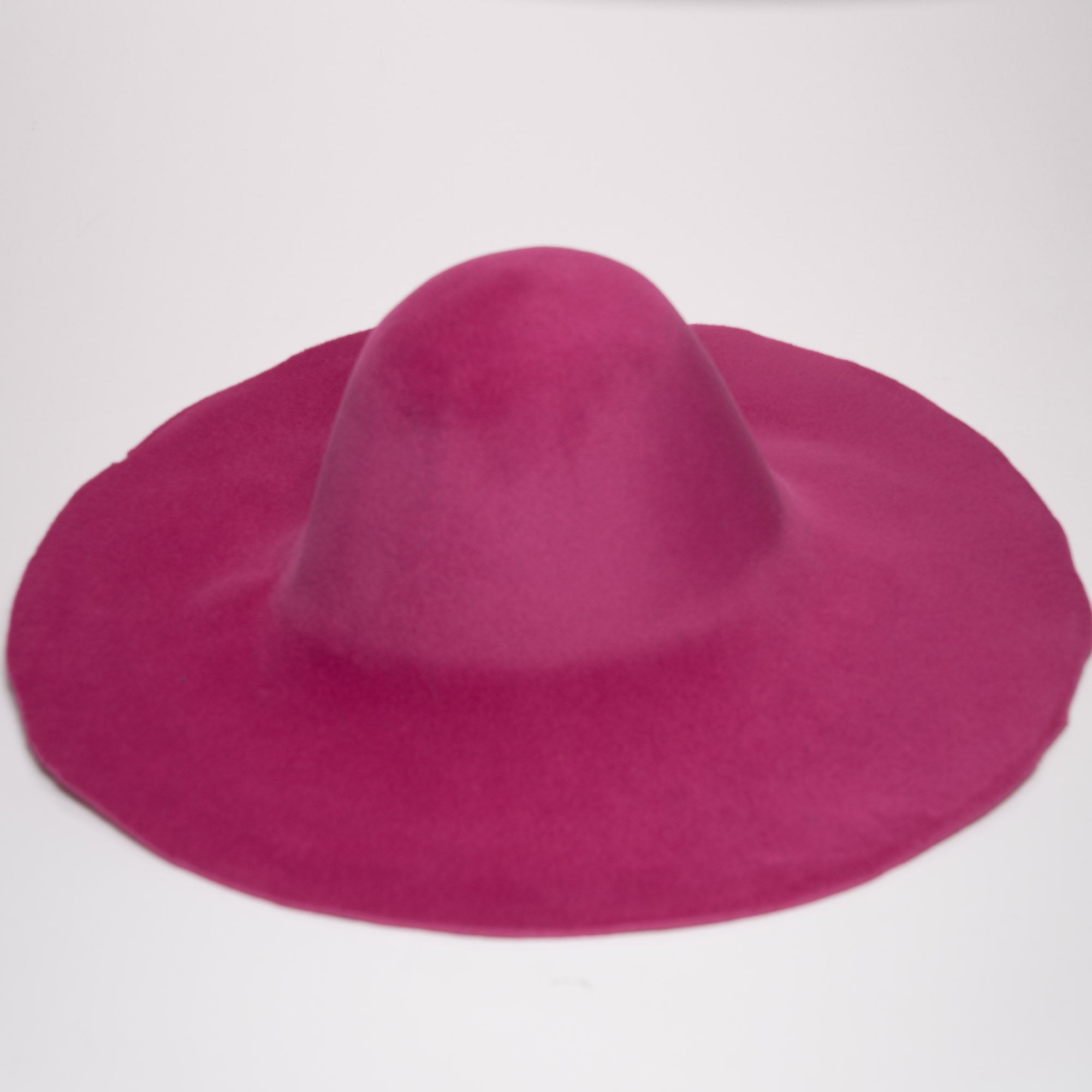 Magenta Un-Blocked Velour Capeline Hat Blank Body SUN YORKOS