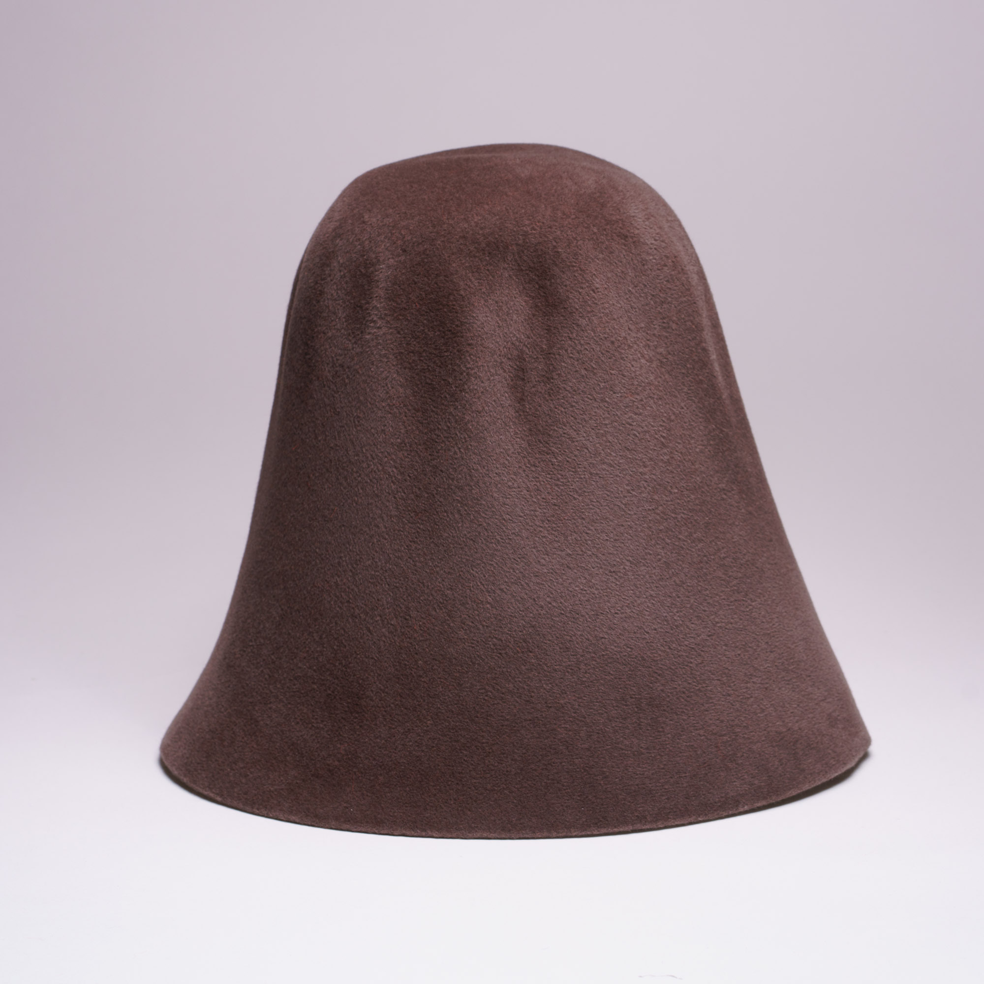 Rabbit Fur Felt Hood, Velour Finish