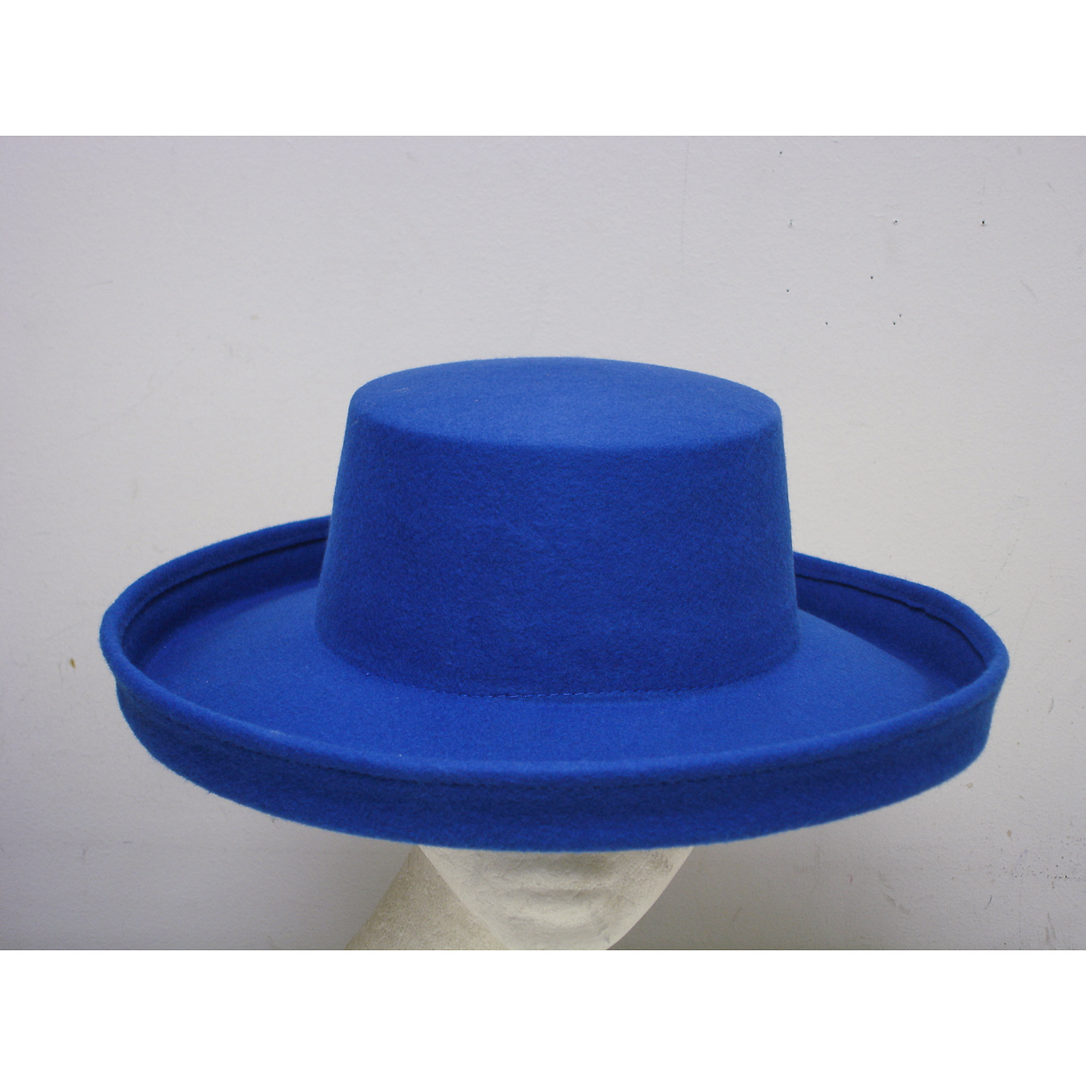 Kettle Brim Boater Felt Plain Hats-W0130-Sun Yorkos Zoria