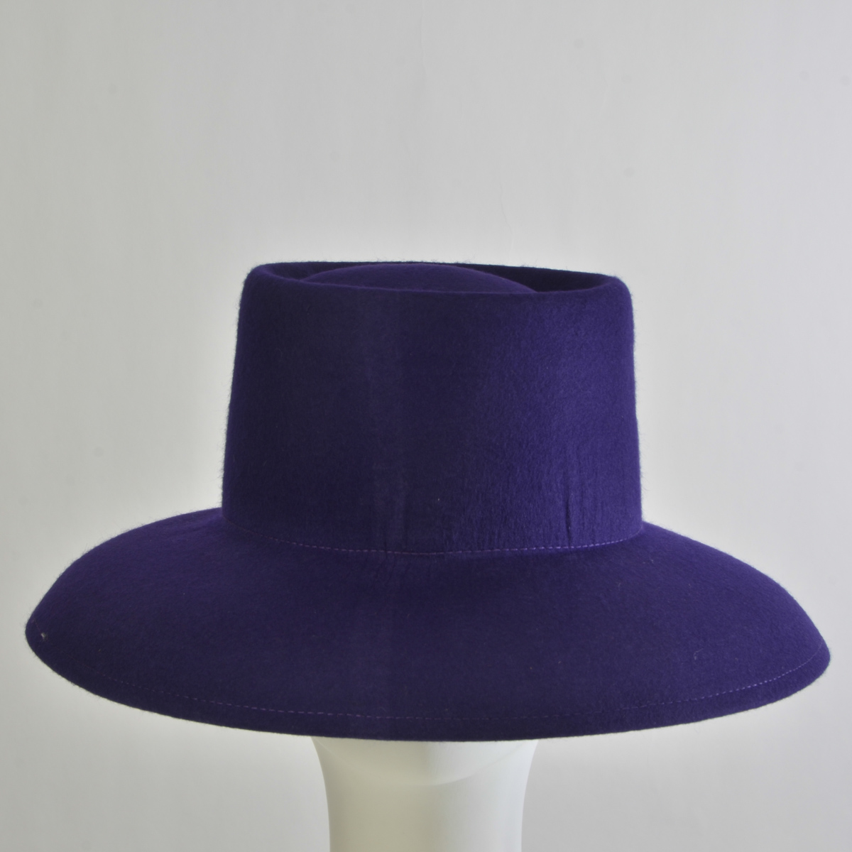 Purple Telescope Felt Plain Hats-W0142 