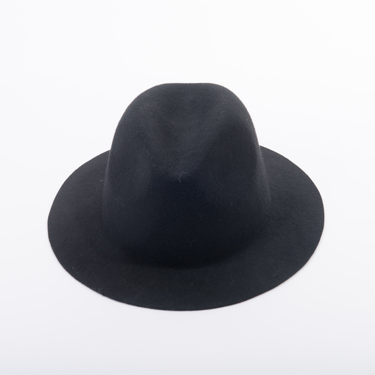 Medium Brim Fedora Felt Plain Hats 