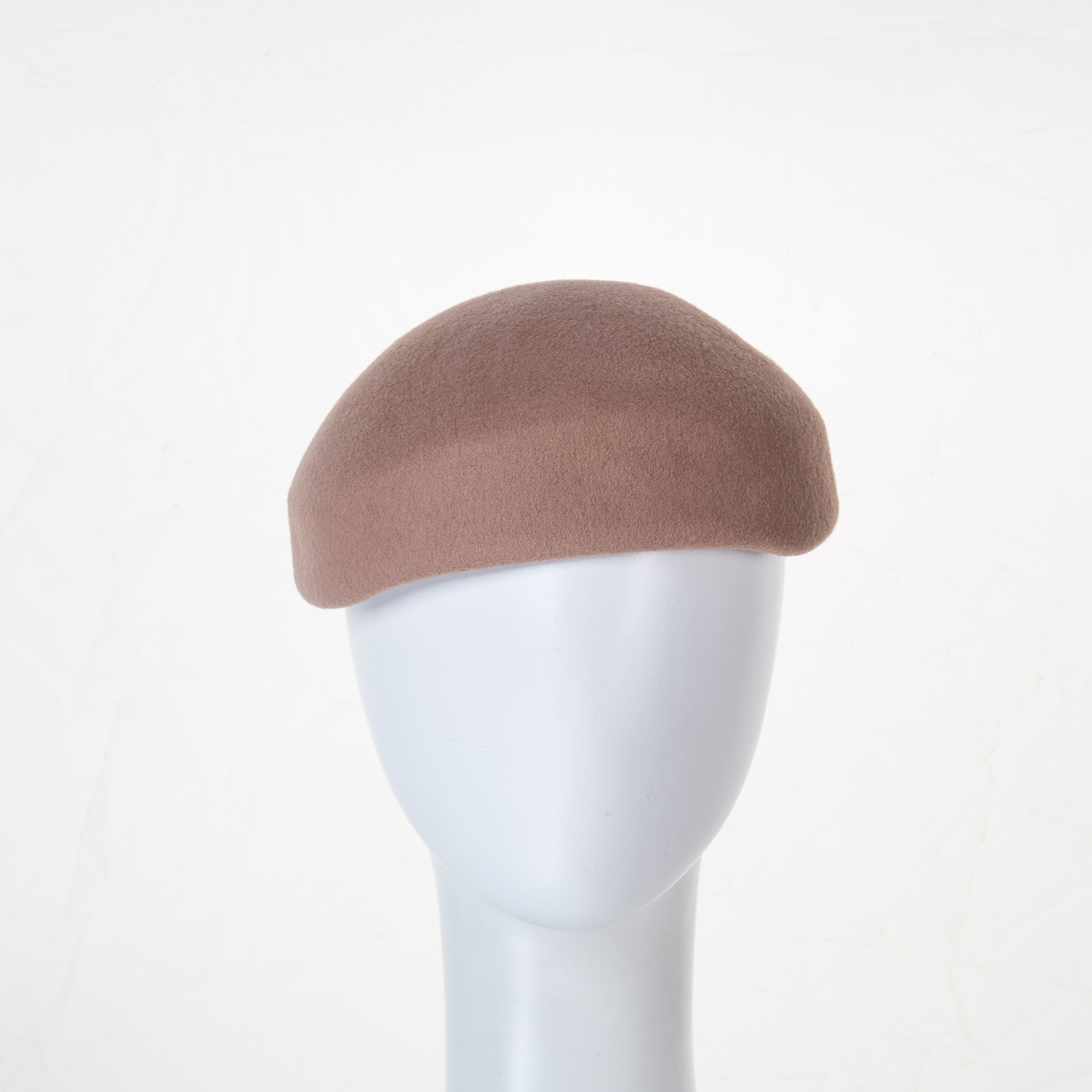 Camel Beret Pillbox Wool Felt Hat Base 