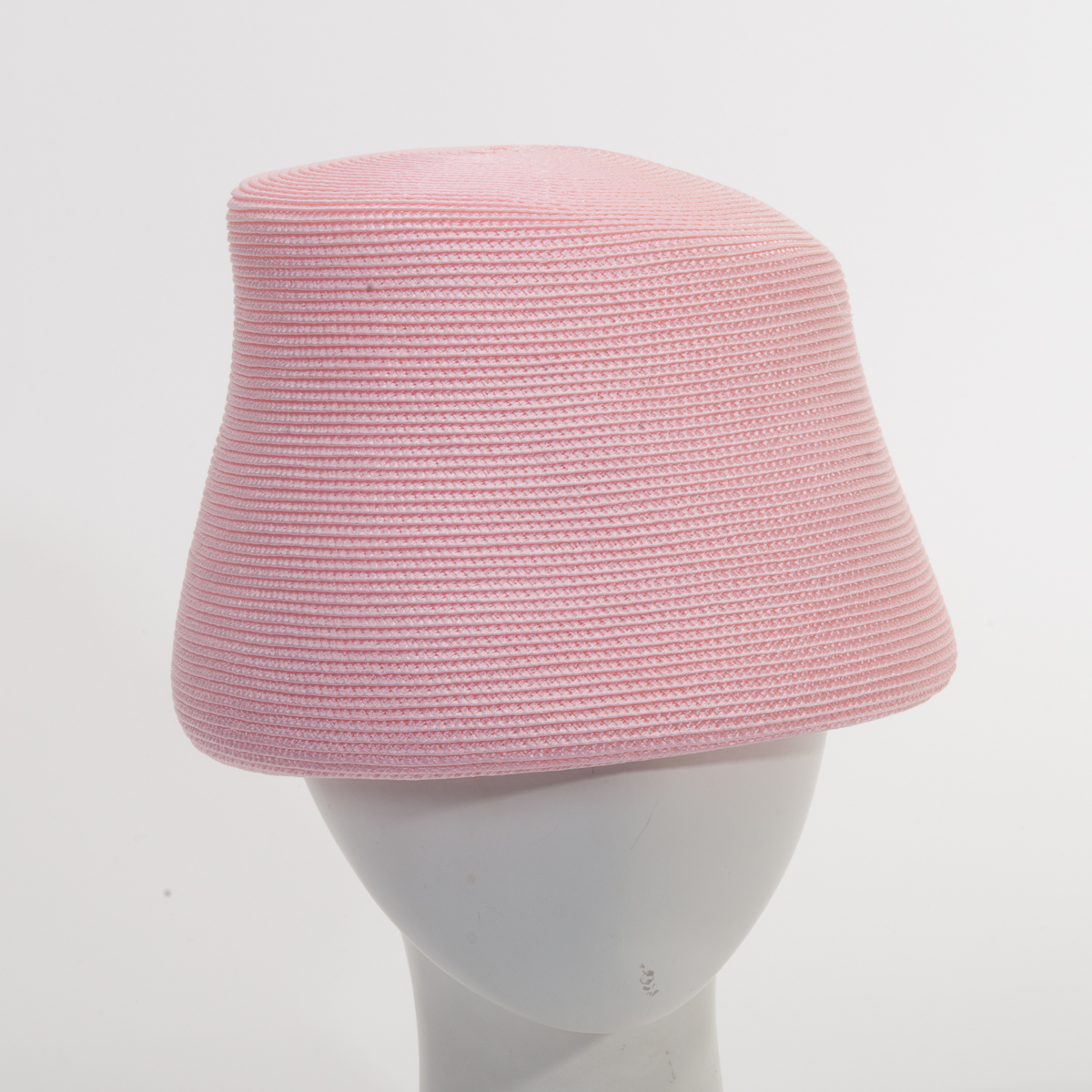 Light Pink Matt Poly Straw High Fashion 