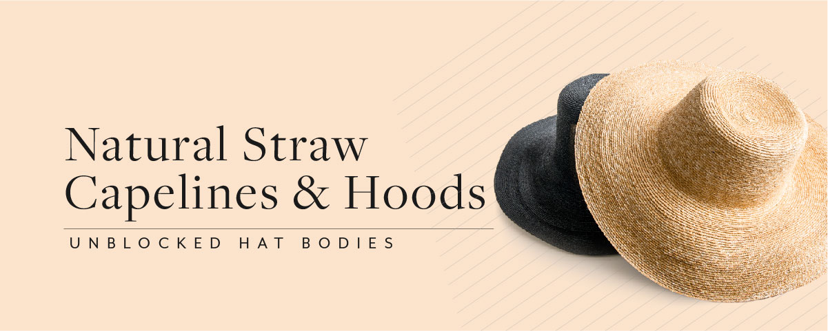 Wool Felt Hoods & Capelines - Hat Making Supplies